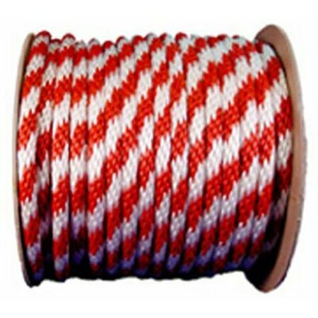 WELLINGTON CORDAGE Rope 5/8X200' Pp Derby-Red/Wht 644691